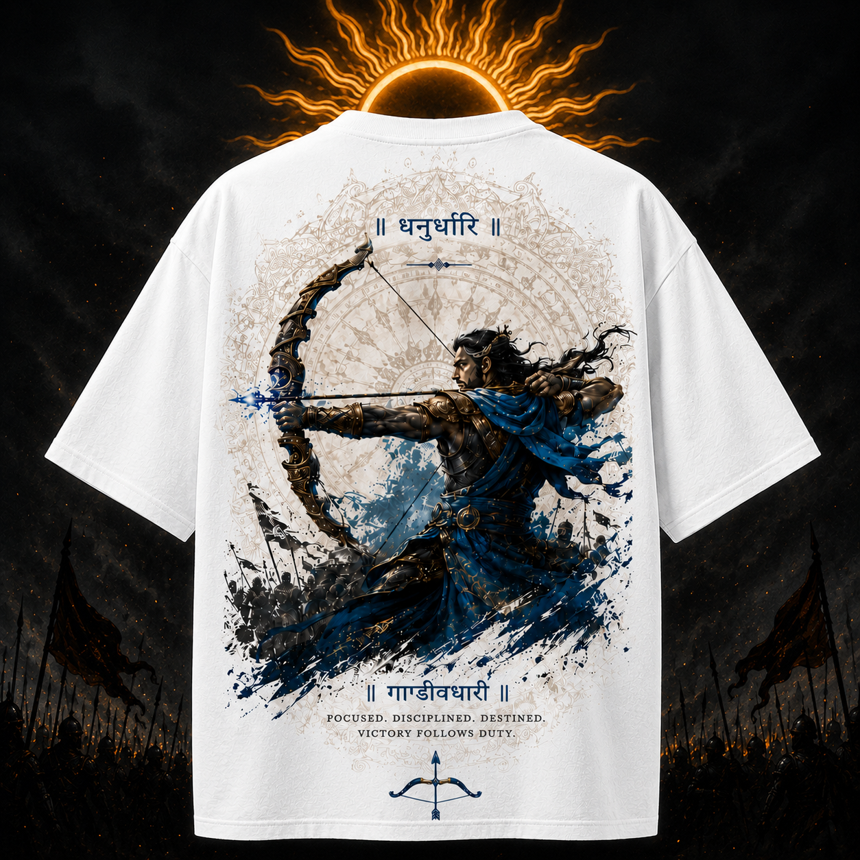 Gandivdhari – Arjuna Oversized T-Shirt