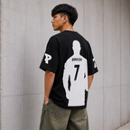 THE GOAT OVERSIZED FOOTBALL TEE