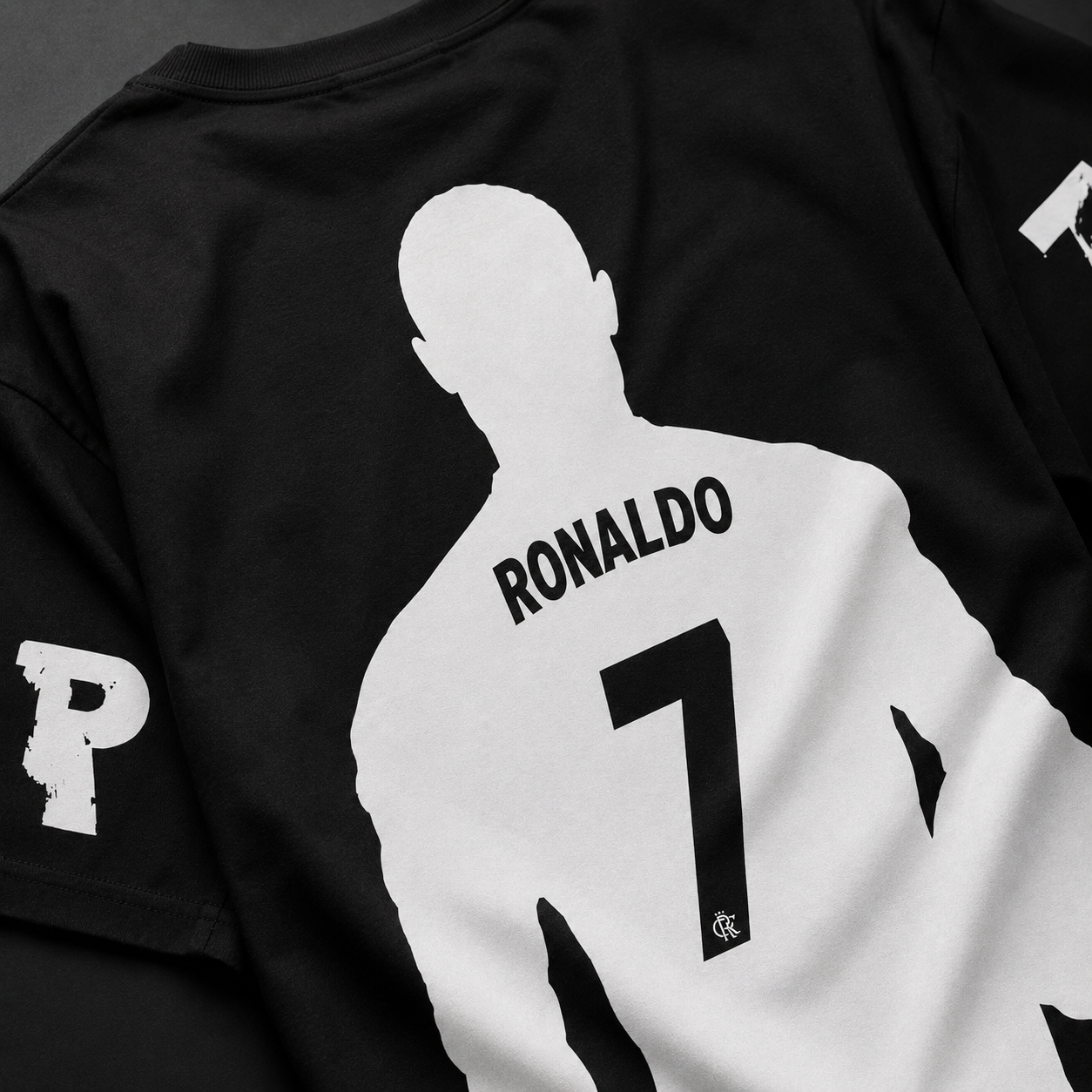 THE GOAT OVERSIZED FOOTBALL TEE