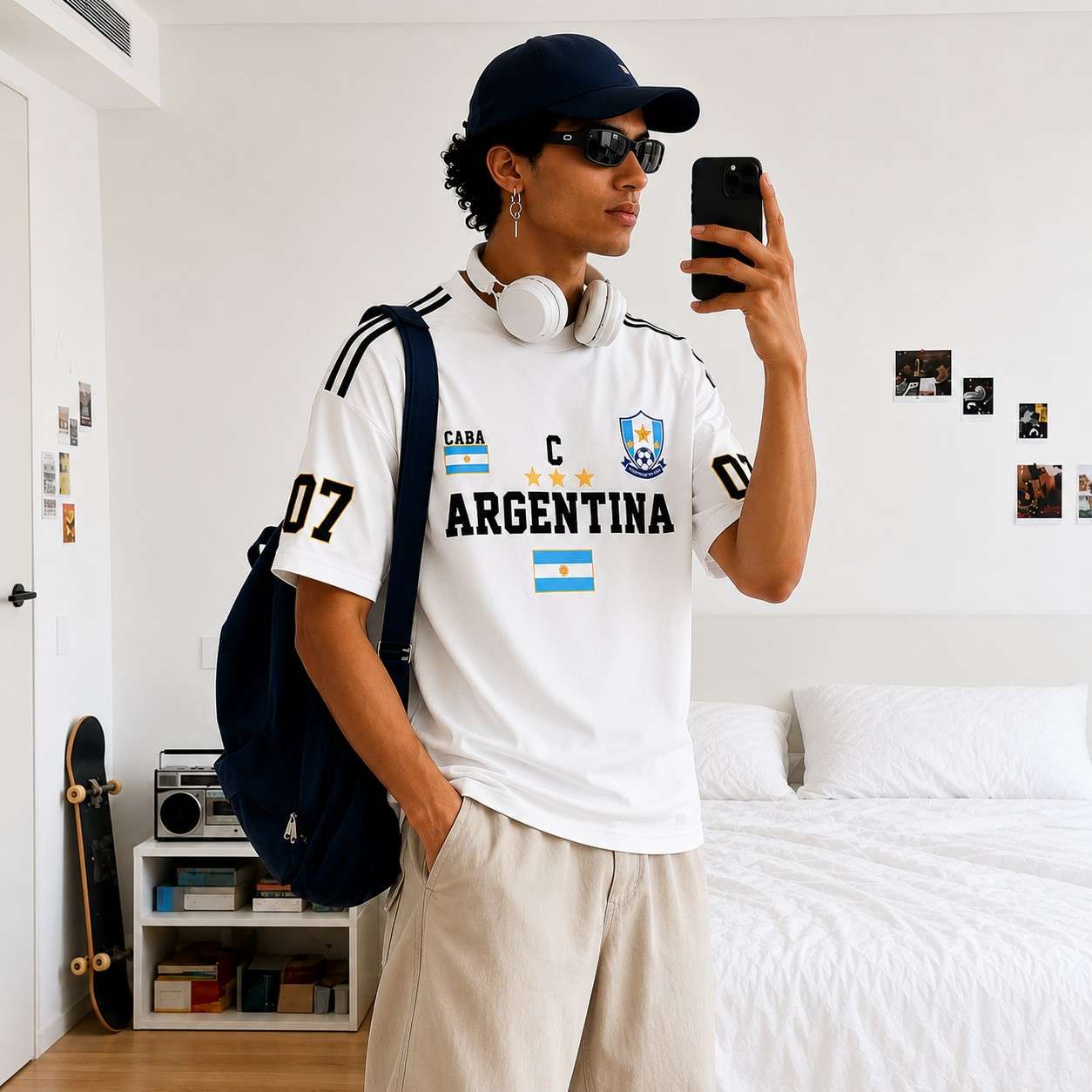 Argentina Vintage Football Tee