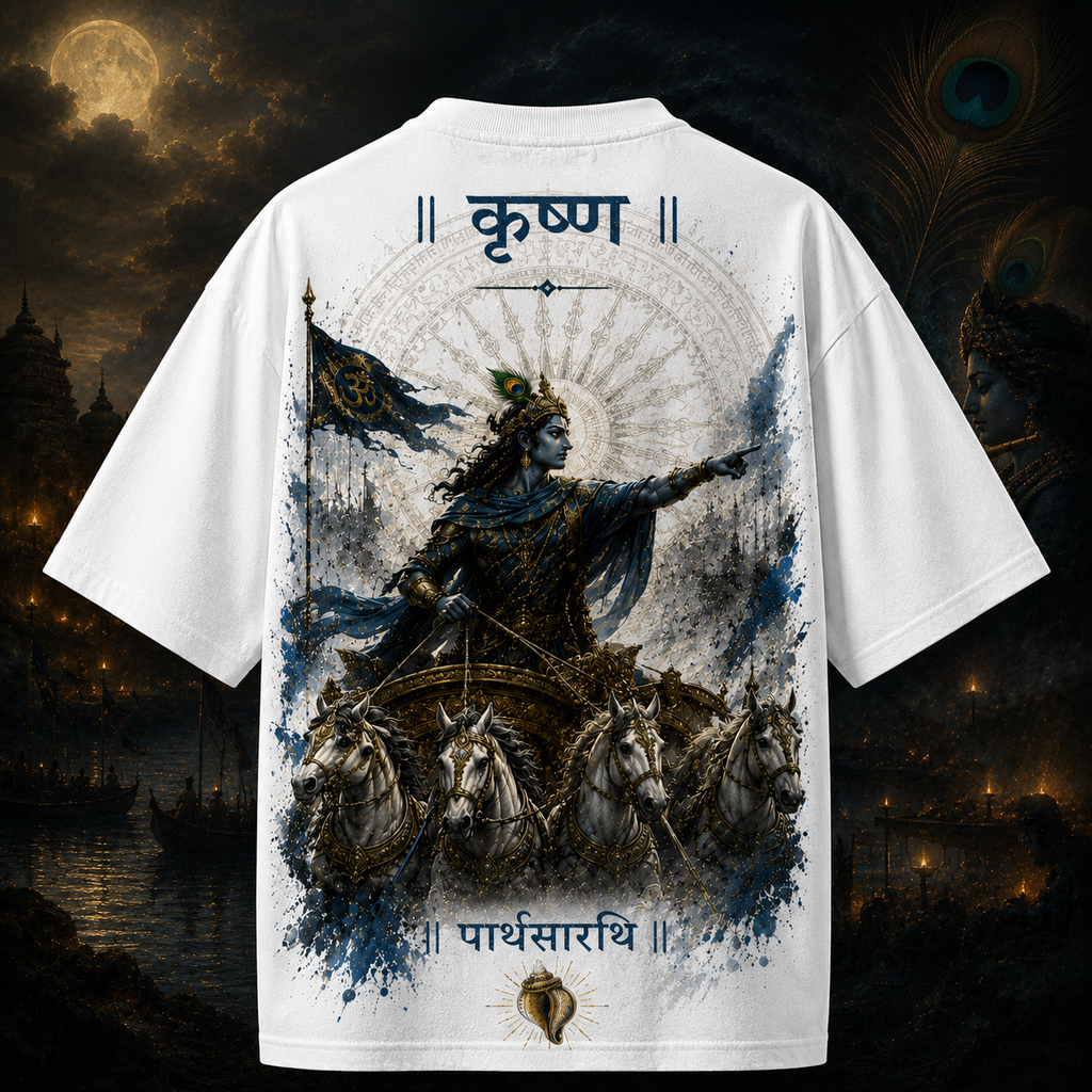 PARTHASARATHI – Krishna Oversized T-Shirt
