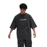 Stay Stray Washed Black Tee
