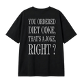 YOU ORDERED DIET COKE, THAT’S A JOKE, RIGHT?